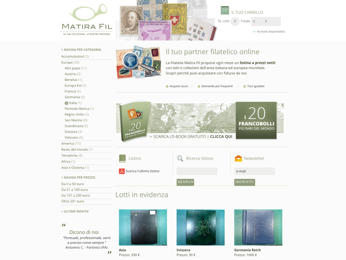 Matira Fil website screenshot